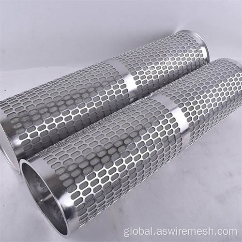 Cylindrical Filter Elements Multiple Layer Wire Mesh Cylindrical Filter Tube Factory